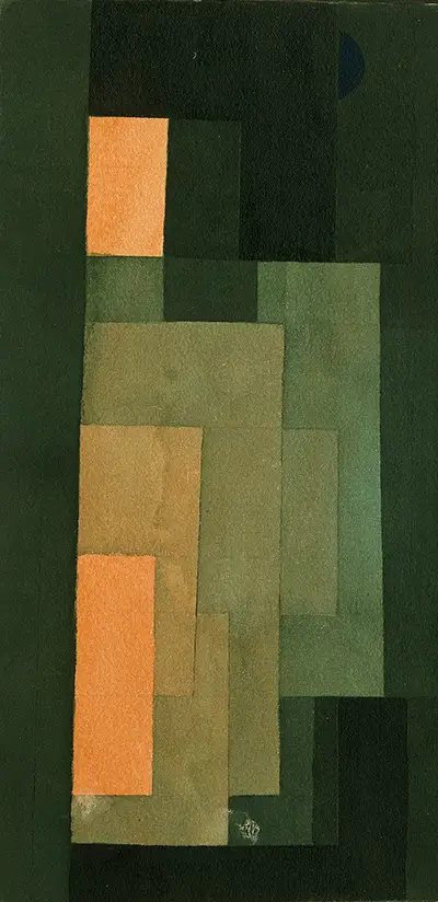 Tower in Orange and Green Paul Klee